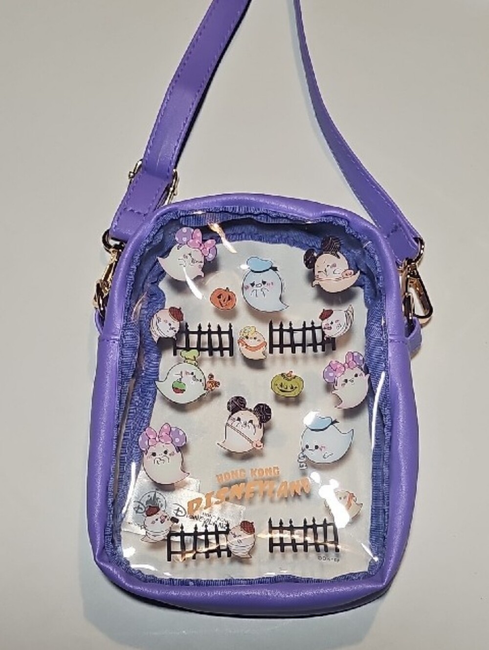 Disney Hong Kong x Mickey & Friends Ghost Mini Clear Crossbody